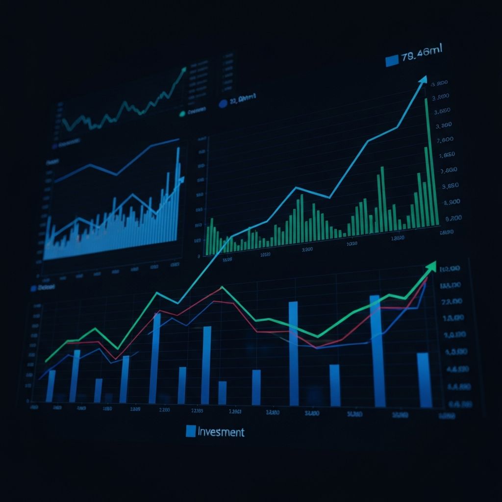 Investment growth visualization